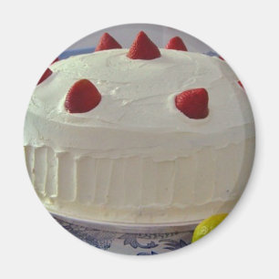 Strawberry Cake Magnet