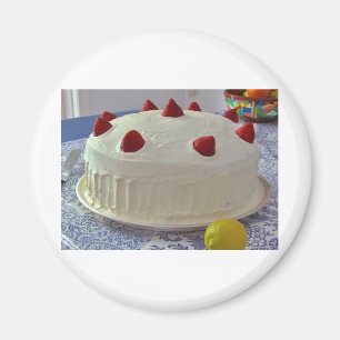 Strawberry Cake Magnet