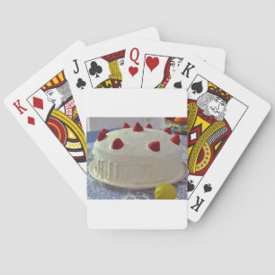 Strawberry Cake Playing Cards