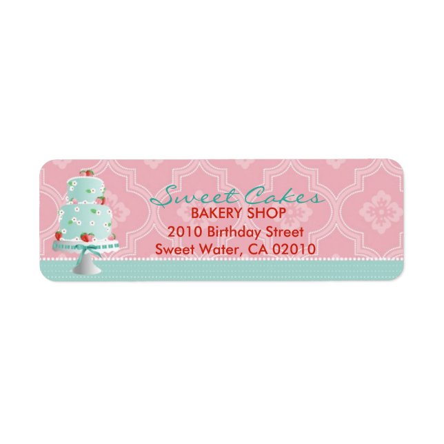 Strawberry Cake Return Label C (Front)