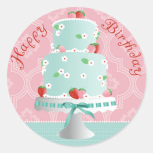 Strawberry Cake Sticker