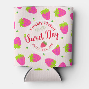 Strawberry   can cooler