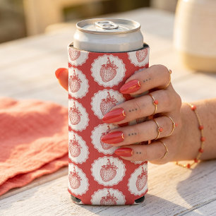 Strawberry Can Cooler