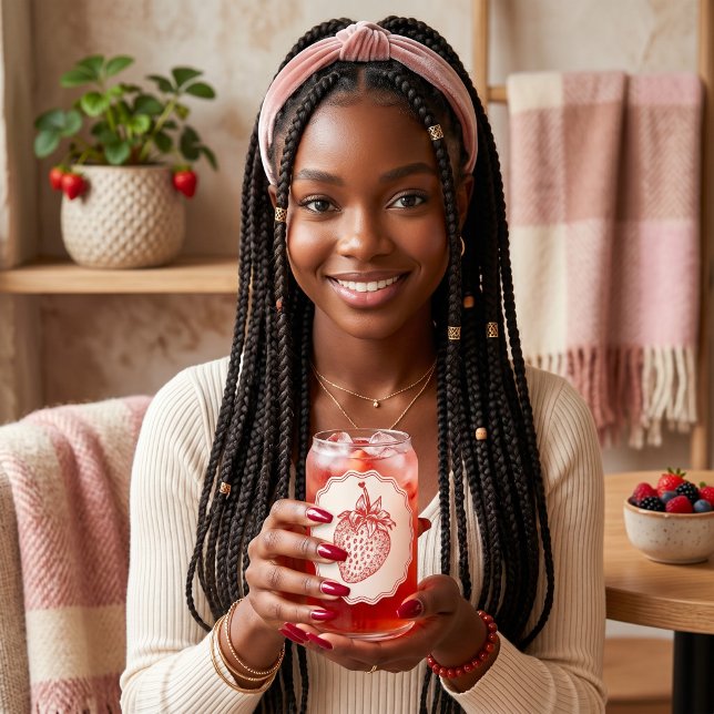 Strawberry Can Glass (Creator Uploaded)