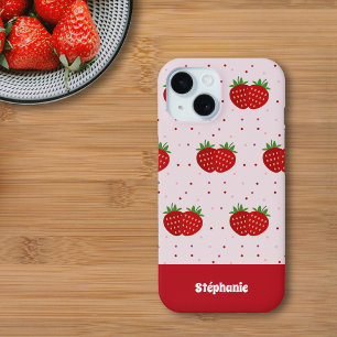 Strawberry iPhone 15 Case