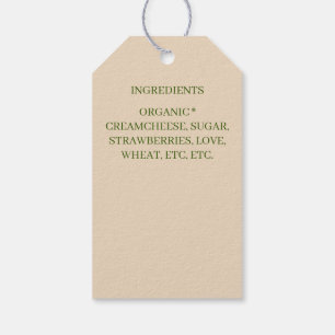 strawberry cheese cake gift tags