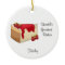 Strawberry Cheesecake Christmas Ornament