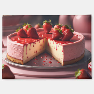 Strawberry Cheesecake Magnet