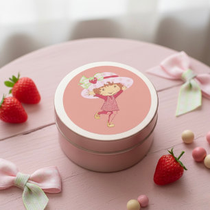 Strawberry Classic Round Sticker