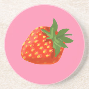 Strawberry Coaster