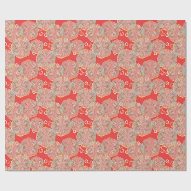 Strawberry Cocktail Wrapping Paper (Flat)