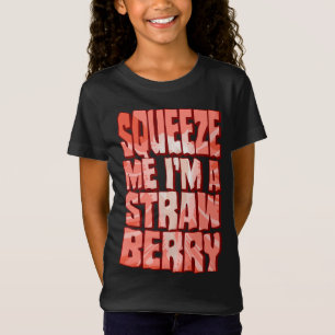 Strawberry Costume Funny Halloween Fruit Slice Squ T-Shirt