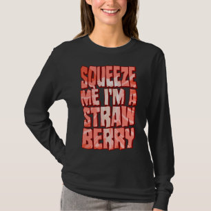 Strawberry Costume Funny Halloween Fruit Slice Squ T-Shirt