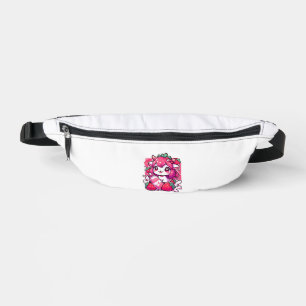 Strawberry Cow Kawaii Anime Strawberry Milk _2_1 Bum Bags