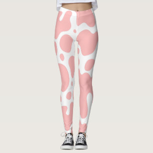 Strawberry cow leggings