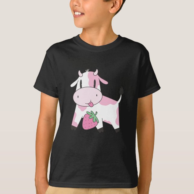Strawberry Cow T-Shirt (Front)