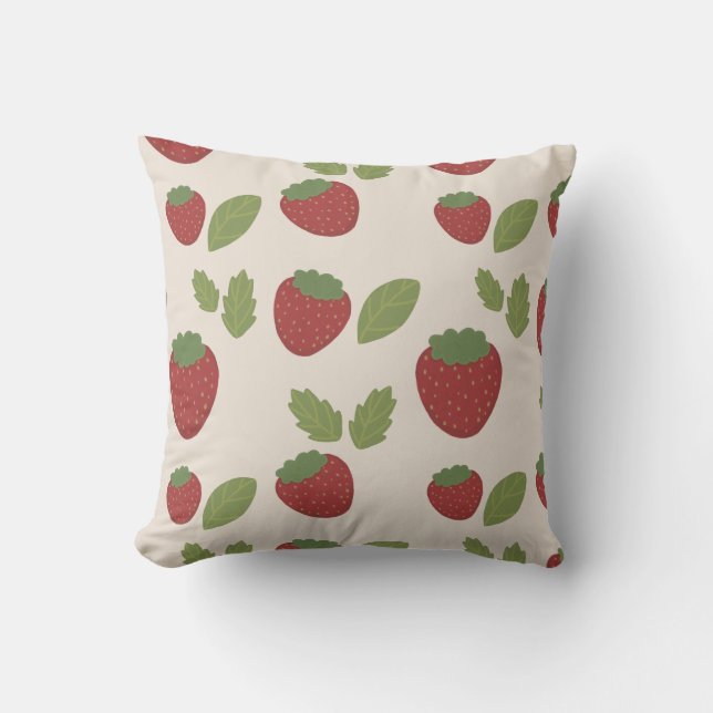 Strawberry Cream Pillow (Front)