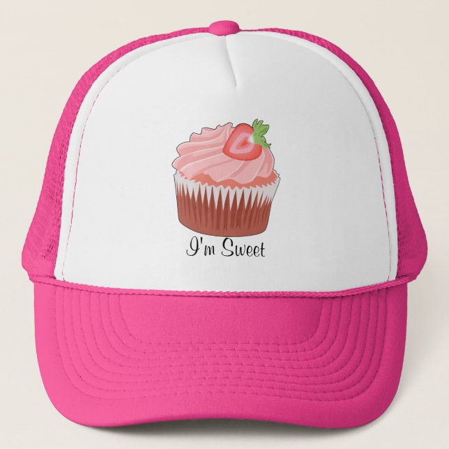 Strawberry Cupcake Hat (Front)