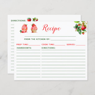 Strawberry Cupcake Recipe