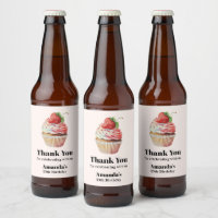 Strawberry Cupcake Sweet Dessert Birthday