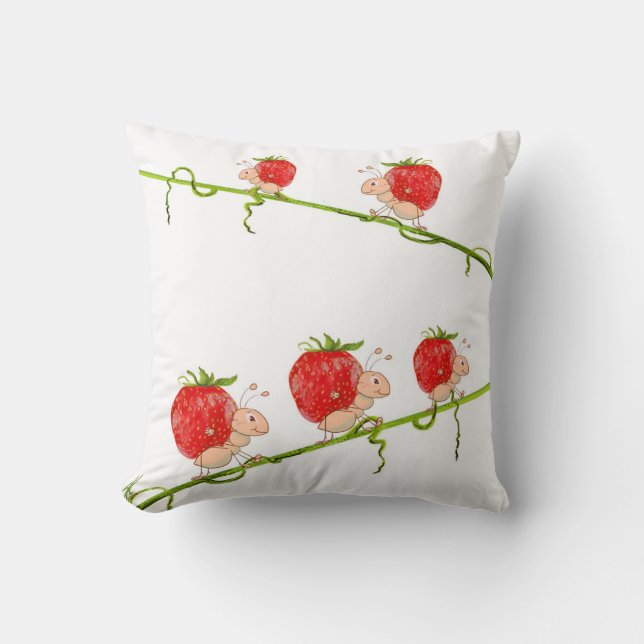 Strawberry Cushion (Front)