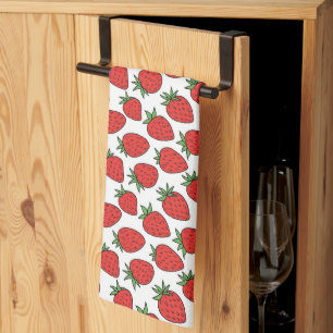 Strawberry   Cute Fruit-Themed Kitchen Decor Tea Towel