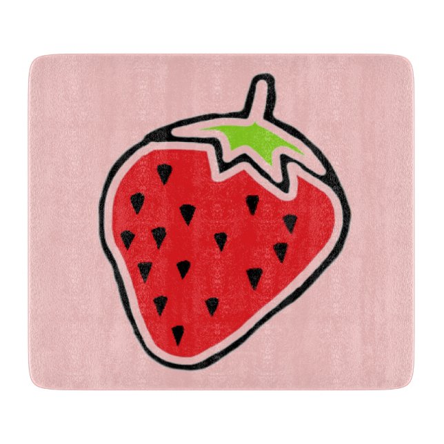 Strawberry Cutting Board (Front)