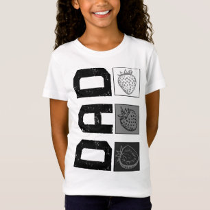 Strawberry Dad Fruit Lover New Dad Father's Day Ve T-Shirt