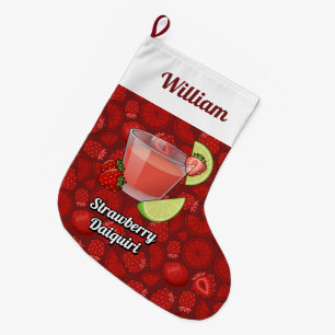 Strawberry Daiquiri Christmas Stocking