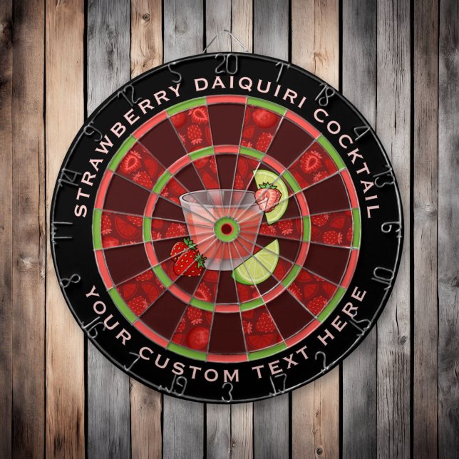 Strawberry Daiquiri Cocktail Dart Board (Creator Uploaded)