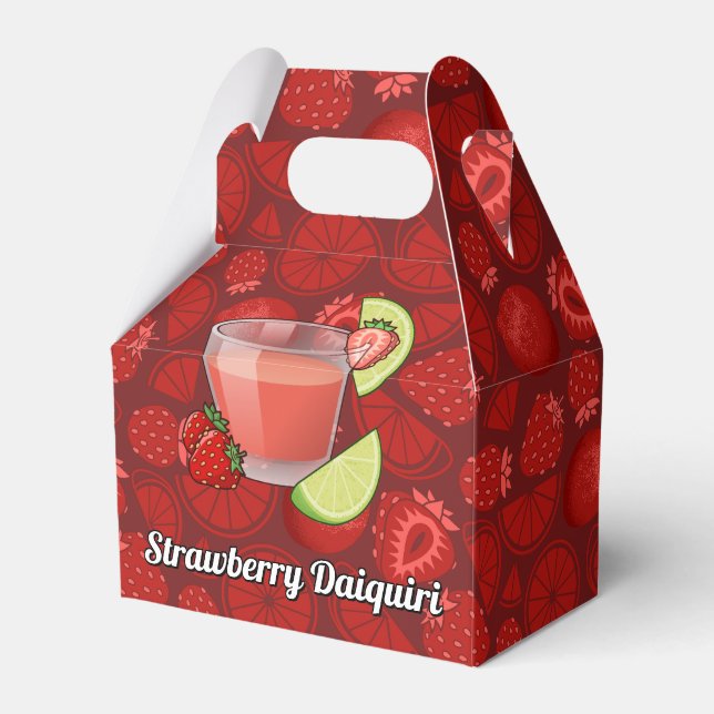 Strawberry Daiquiri Favour Box (Front Side)