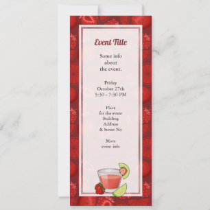 Strawberry Daiquiri Invitation