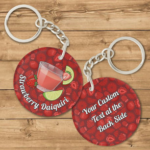 Strawberry Daiquiri Keychain