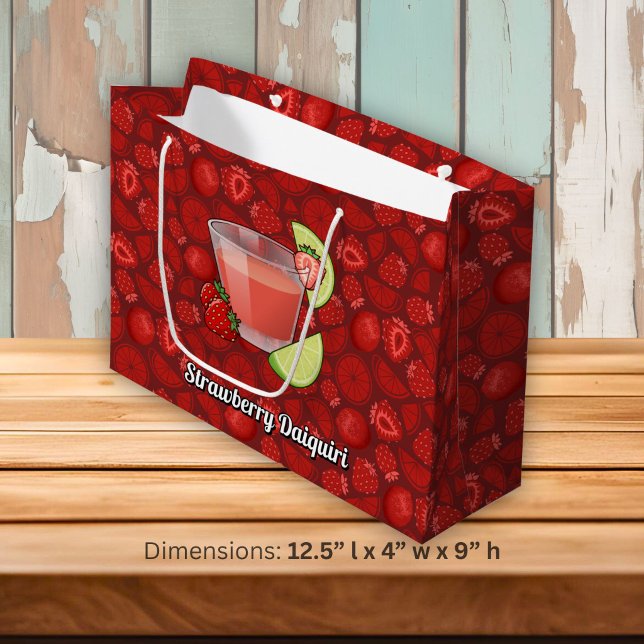 Strawberry Daiquiri Large Gift Bag (Creator Uploaded)