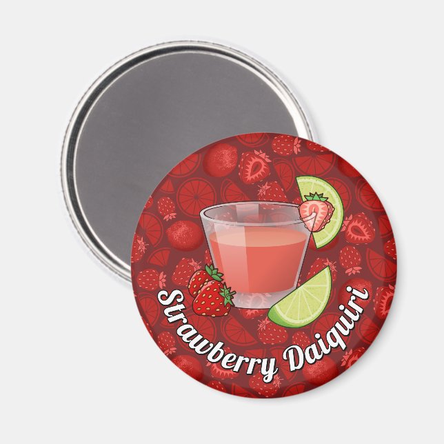 Strawberry Daiquiri Magnet (Front/Back)
