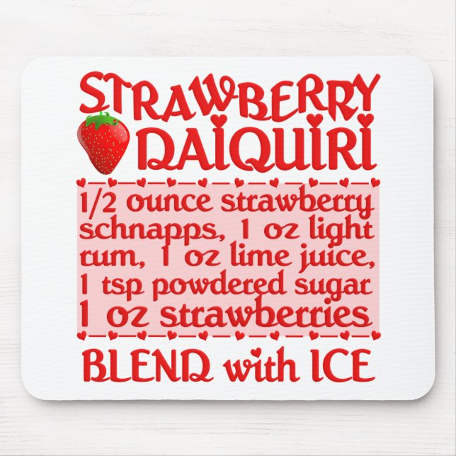 Strawberry Daiquiri mousepad (Front)
