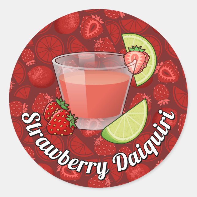 Strawberry Daiquiri Sticker (Front)