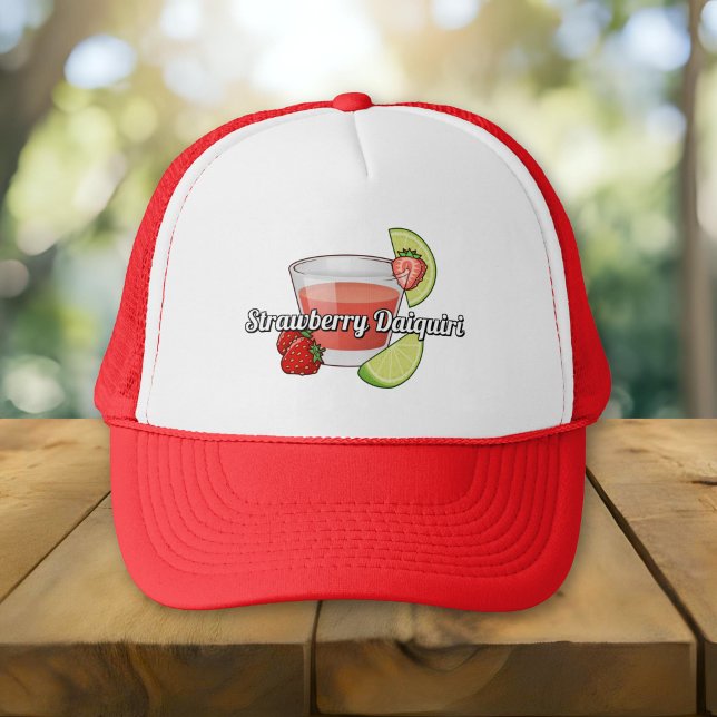 Strawberry Daiquiri Trucker Hat (Creator Uploaded)