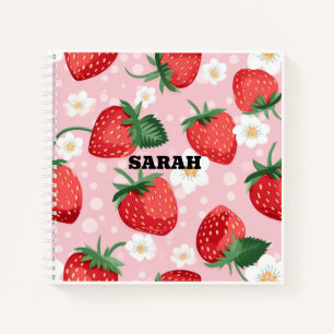 Strawberry Design Notebook