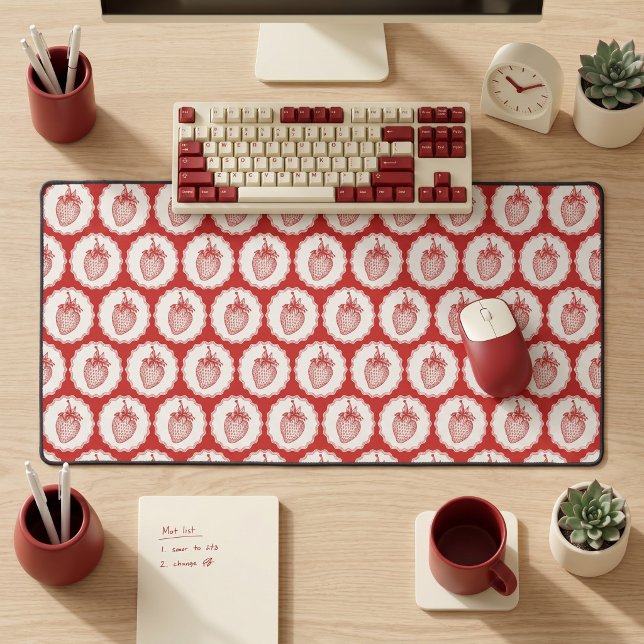 Strawberry Desk Mat (Creator Uploaded)