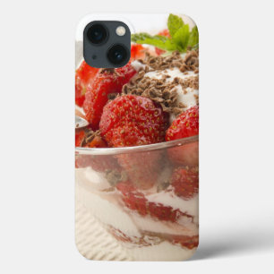 Strawberry Dessert With Fresh Yogurt iPhone 13 Case