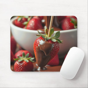 Strawberry Dipped In Chocolate Mouse Pad