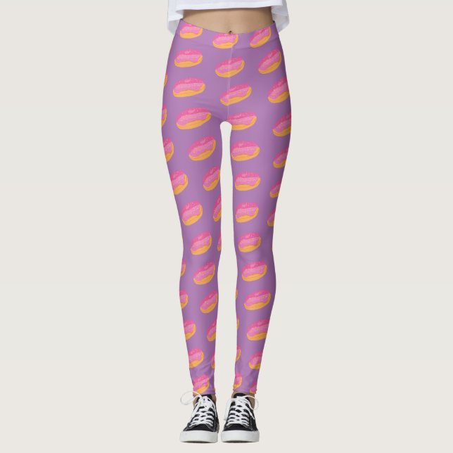 Strawberry Donuts Leggings (Front)