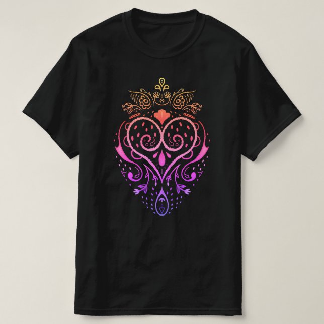 strawberry doodle drawing T-Shirt (Design Front)