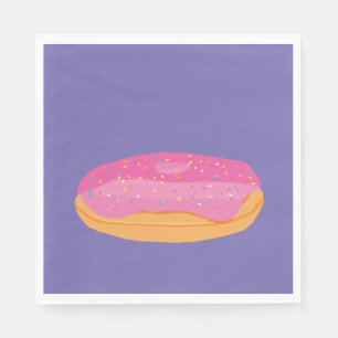 Strawberry Doughnuts Napkin