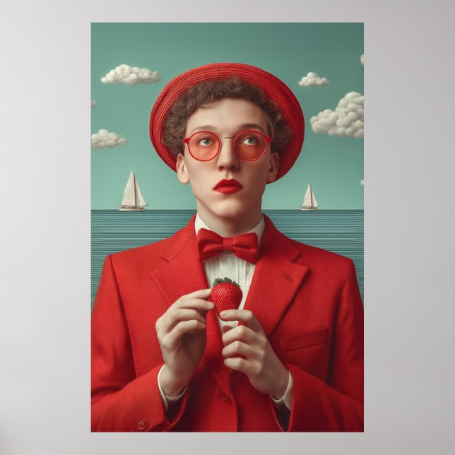 Strawberry Dream in Red Poster (Front)