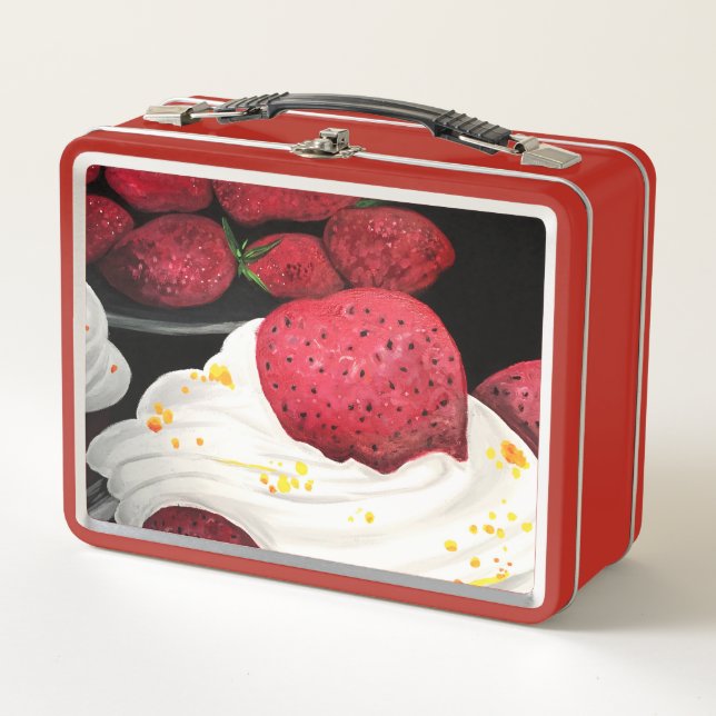 Strawberry Dream   Metal Lunch Box (Front)