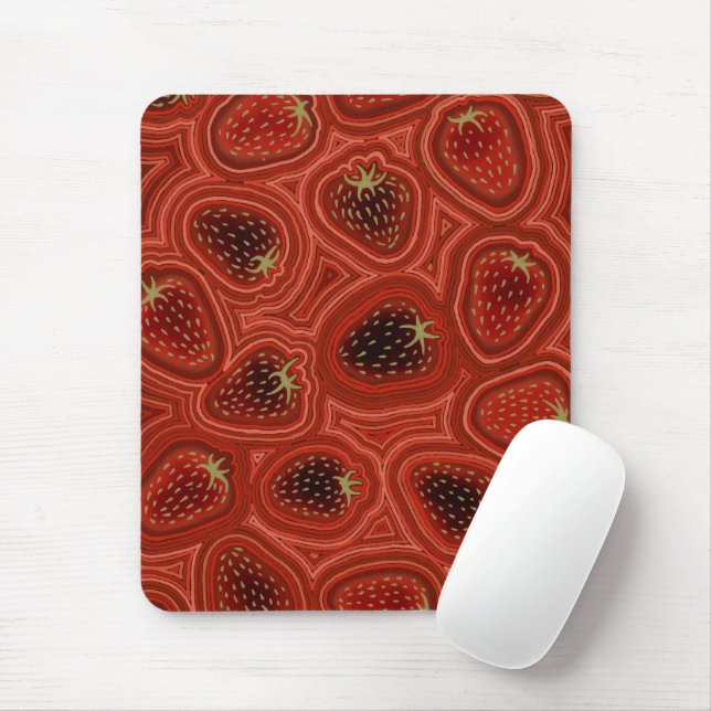 Strawberry Dreams  Mouse Pad (With Mouse)