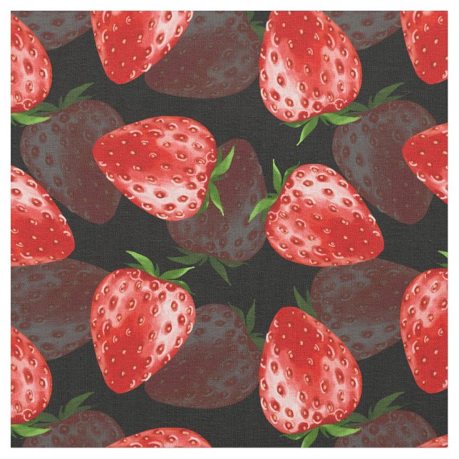 Strawberry Fabric (Close Up)