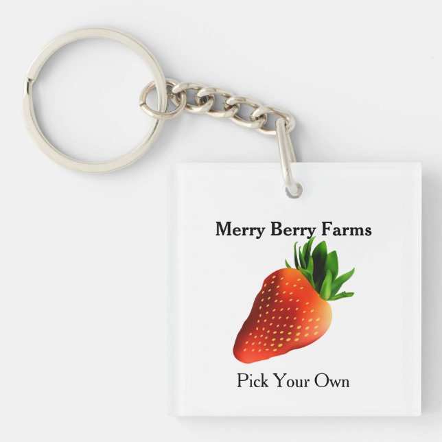 Strawberry Farm Promotional Key Ring (Front)